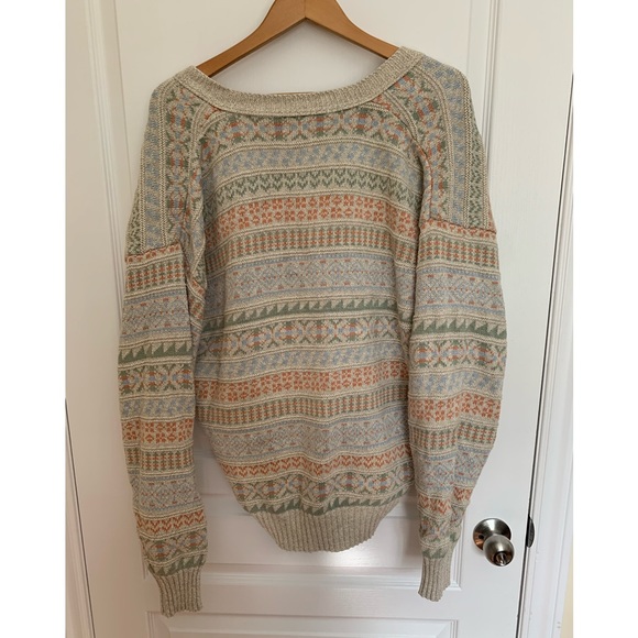 Vintage oversized wool cardigan - Picture 3 of 4